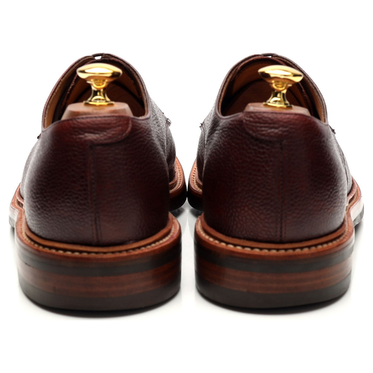 G:Lab Dark Brown Grain Leather Derby UK 9.5 G