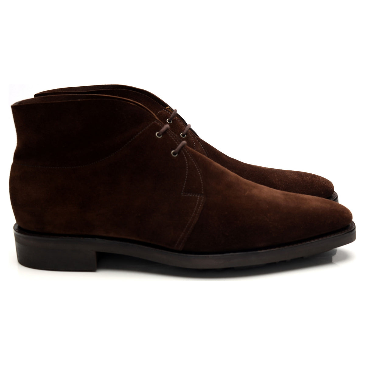 &#39;Romsey ll&#39; Dark Brown Suede Chukka Boots UK 9.5 E