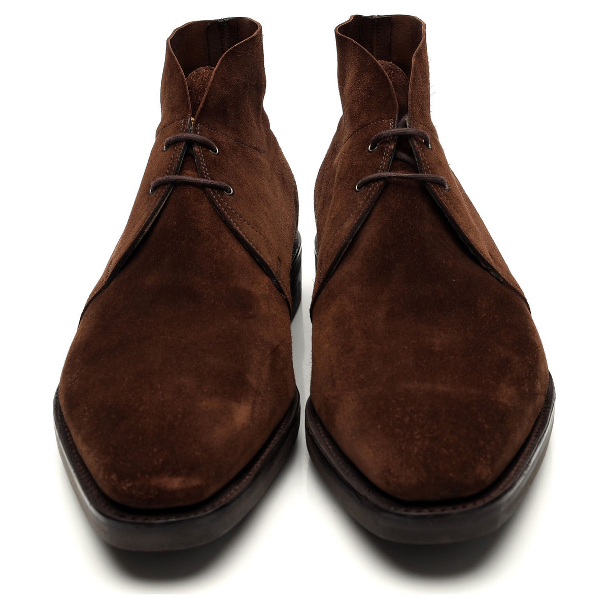 &#39;Romsey ll&#39; Dark Brown Suede Chukka Boots UK 9.5 E