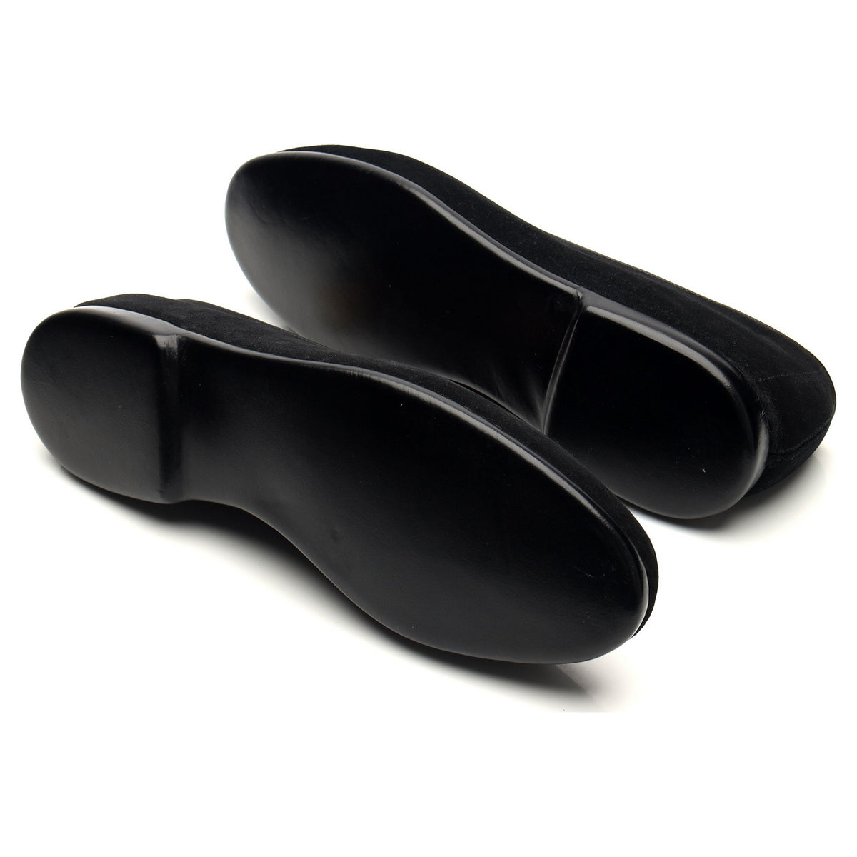 &#39;Mr. Casual&#39; Black Suede Slip On Belgian Loafers UK 9.5 US 10.5