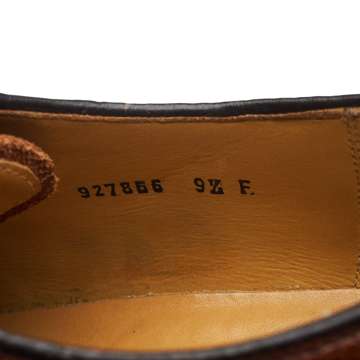 'Nairn' Brown Grain Leather UK 9.5 F