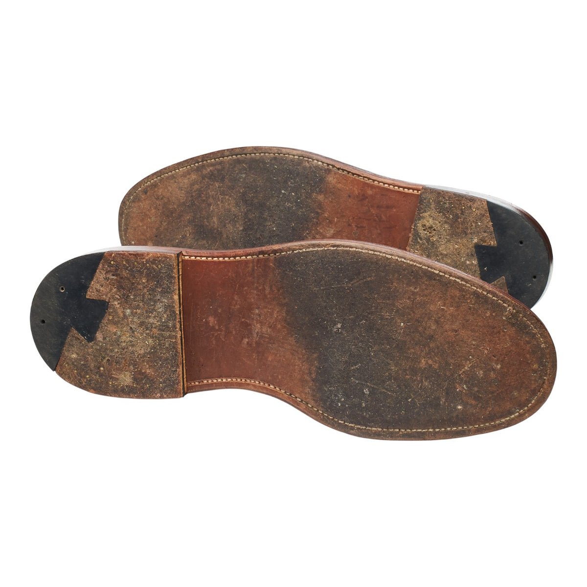 '97861' Dark Brown Waxed Suede Derby Brogues UK 9 US 9.5 E