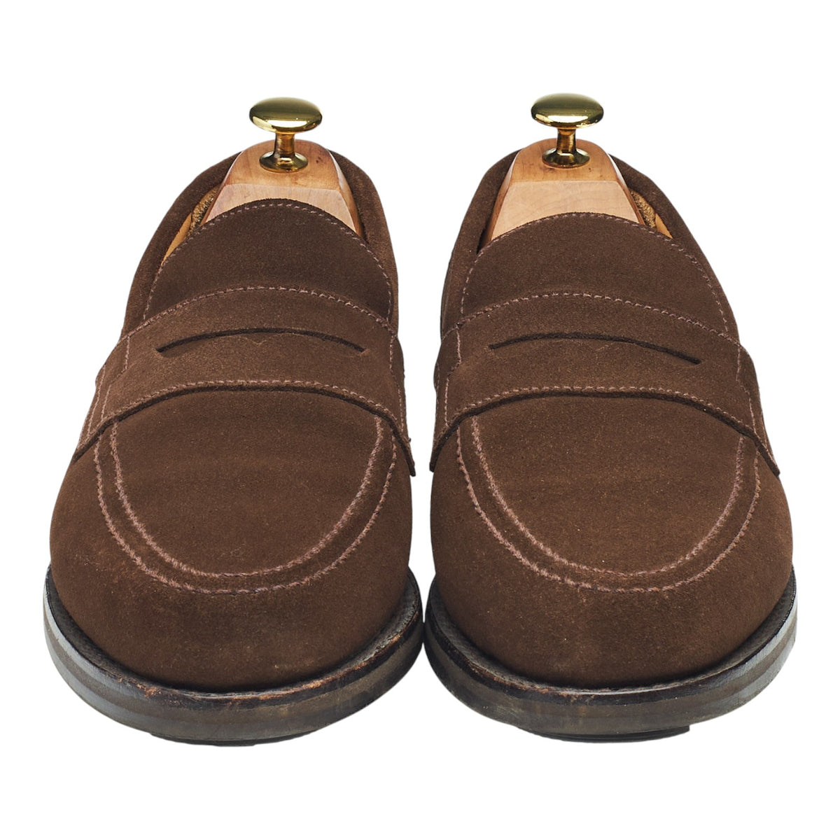 Shipton & Heneage 'Hendon' Brown Suede Loafers UK 8 EX