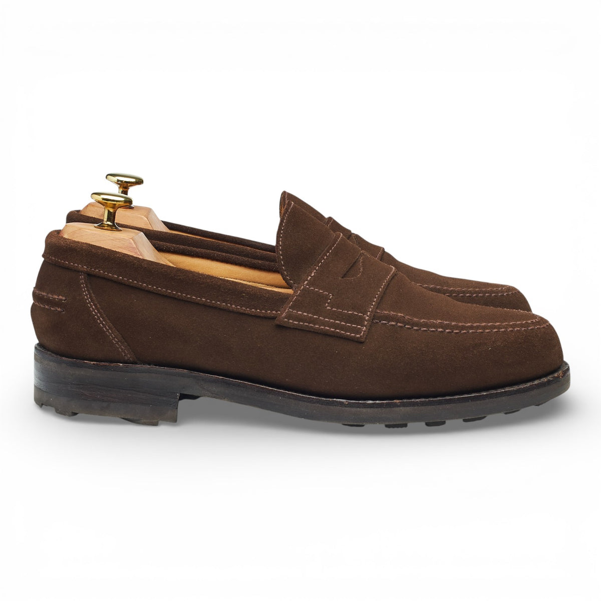 Shipton & Heneage 'Hendon' Brown Suede Loafers UK 8 EX