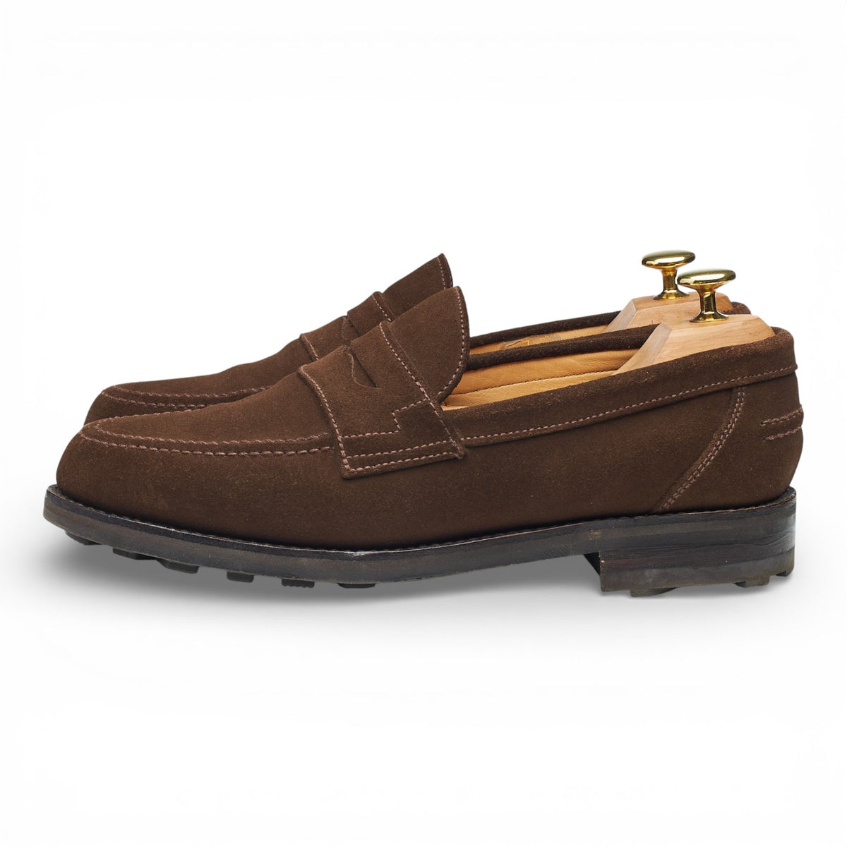 Shipton & Heneage 'Hendon' Brown Suede Loafers UK 8 EX