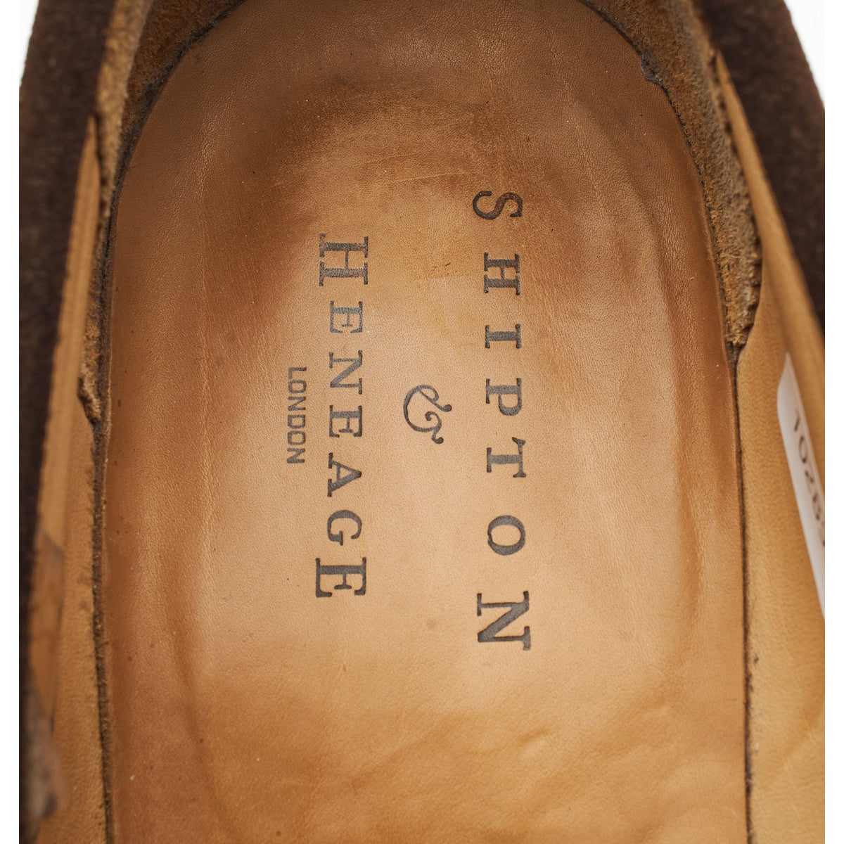 Shipton & Heneage 'Hendon' Brown Suede Loafers UK 8 EX