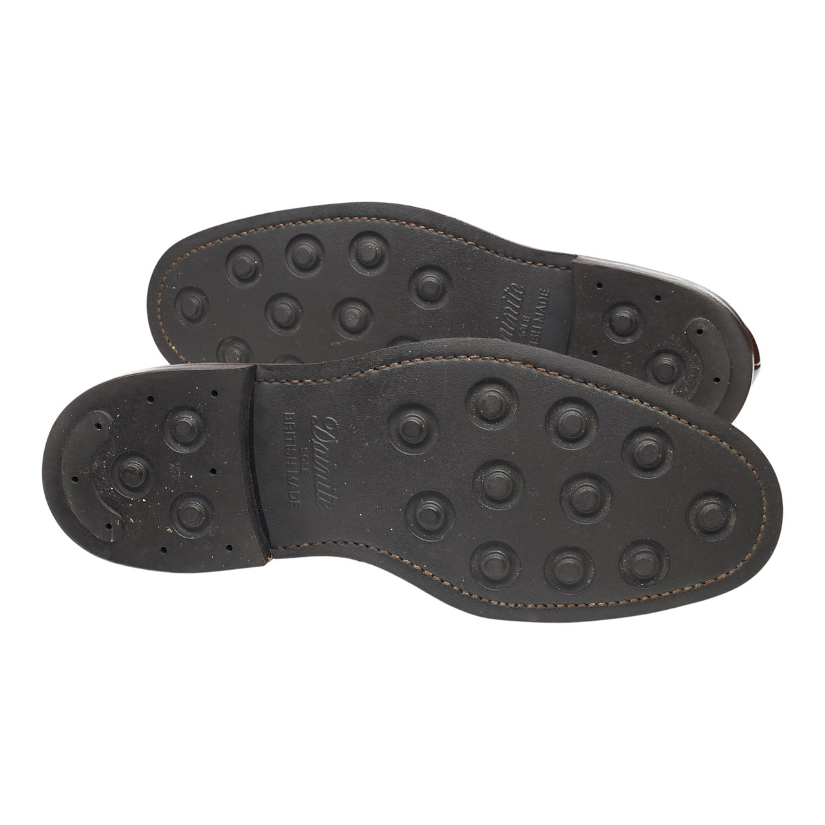 1880 'Chester' Tan Brown Leather Derby Brogues UK 9 F