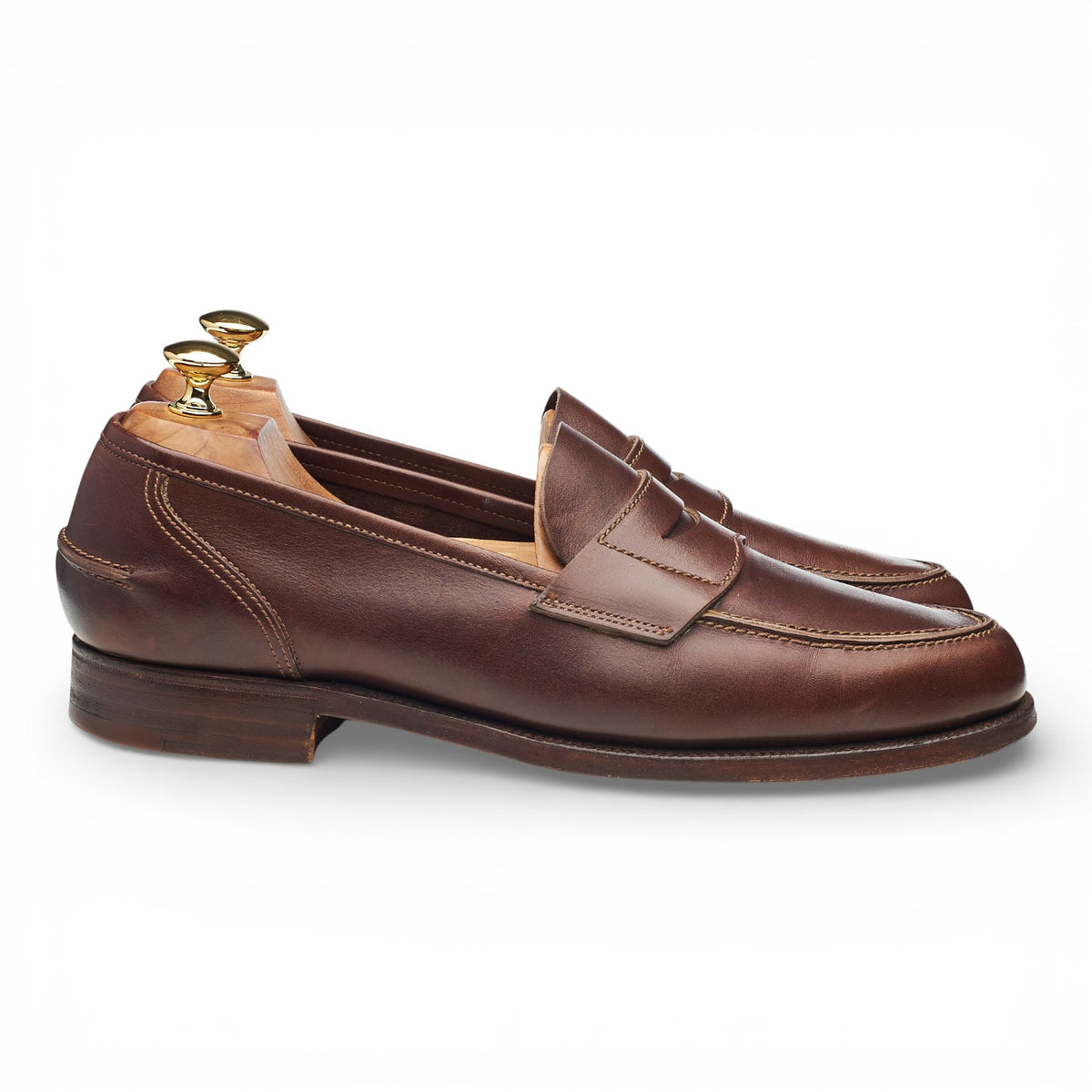 Ralph Lauren Brown Leather Loafers UK 9 US 10 D