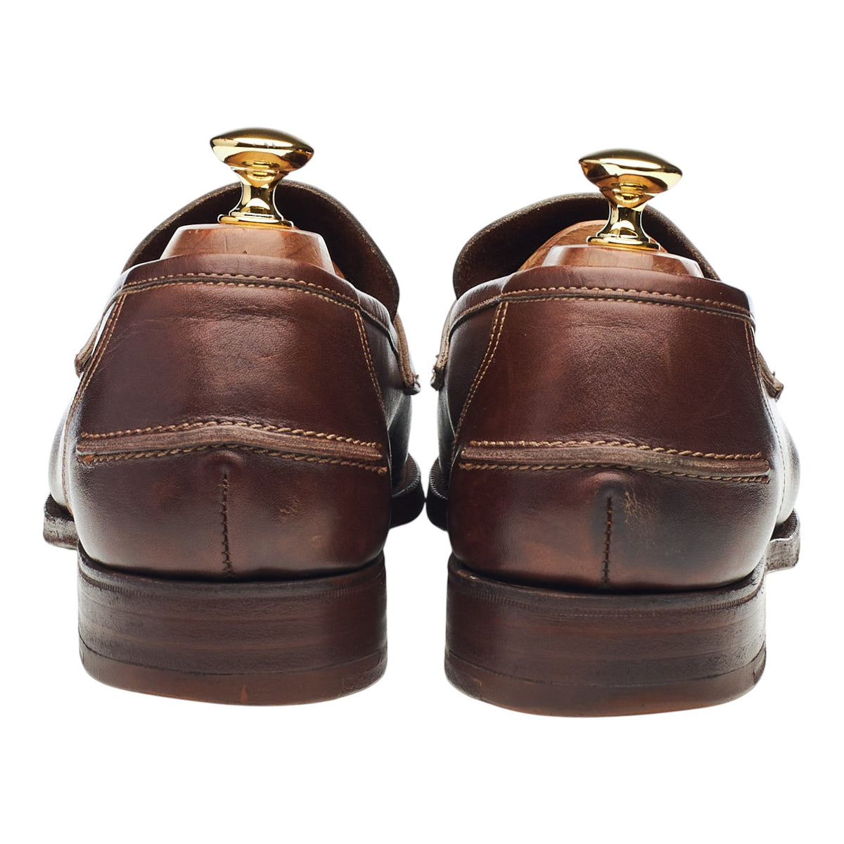 Ralph Lauren Brown Leather Loafers UK 9 US 10 D