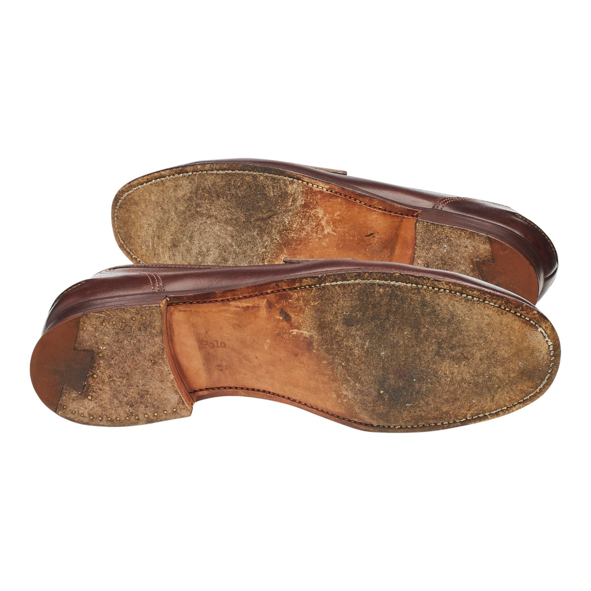 Ralph Lauren Brown Leather Loafers UK 9 US 10 D