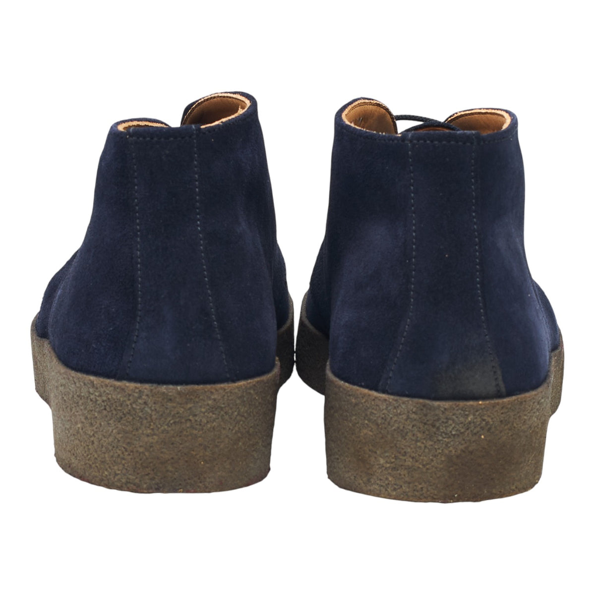 'Hi Top' Navy Blue Suede Chukka Boots UK 8.5 F