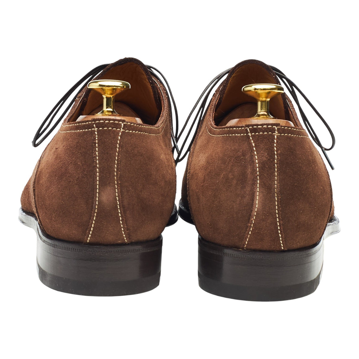 'Art. 3989' Brown Suede Apron Derby UK 8.5 F