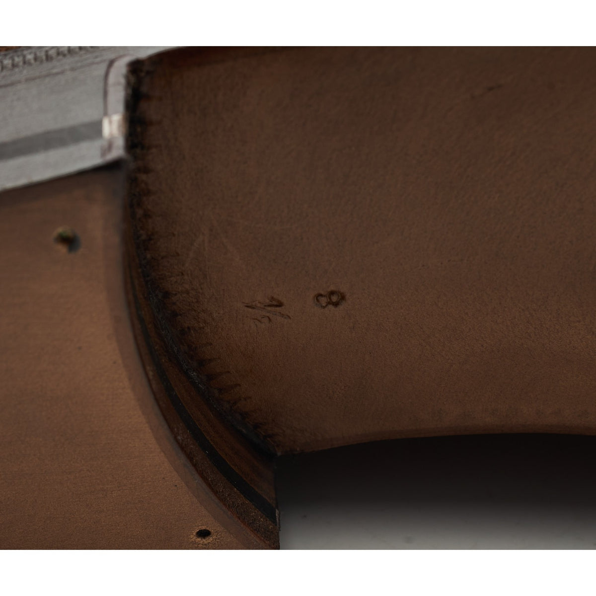 'Art. 3989' Brown Suede Apron Derby UK 8.5 F