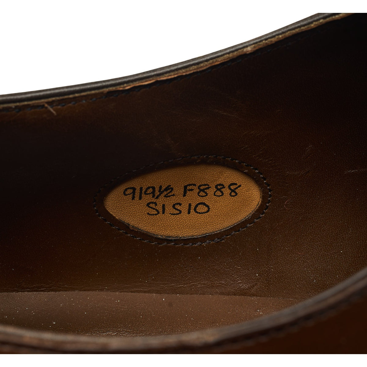 'Asquith' Brown Leather Oxford Brogues UK 9 F