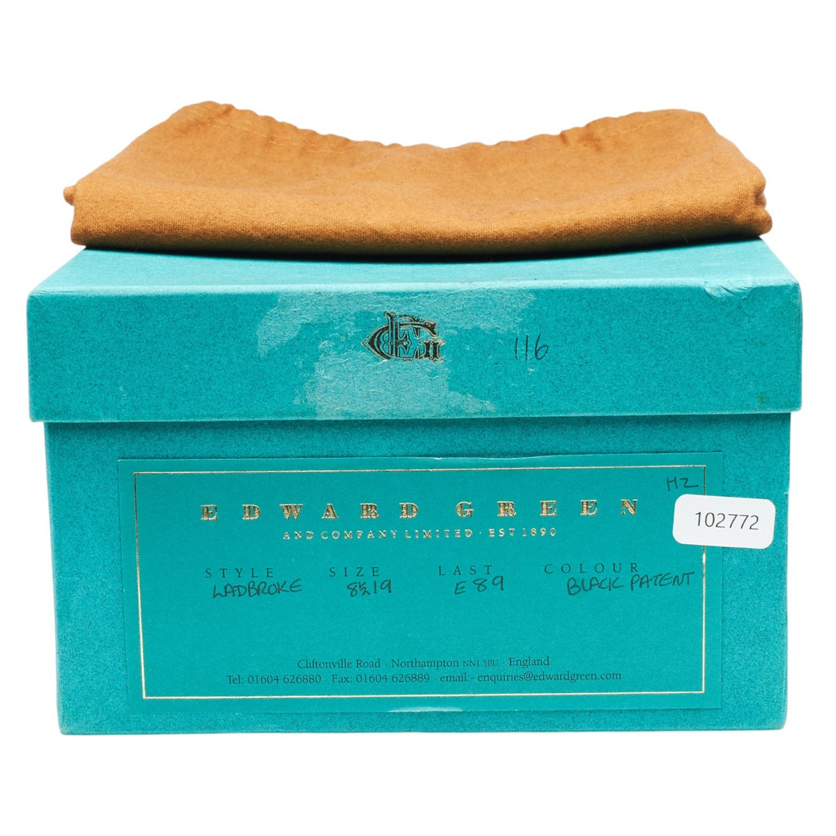 'Asquith' Brown Leather Oxford Brogues UK 9 F