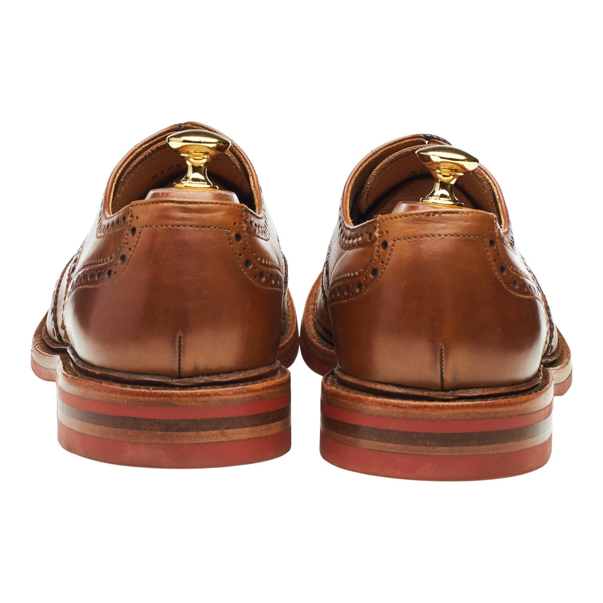 1880 'Worton' Tan Brown Derby Brogues UK 10.5 G