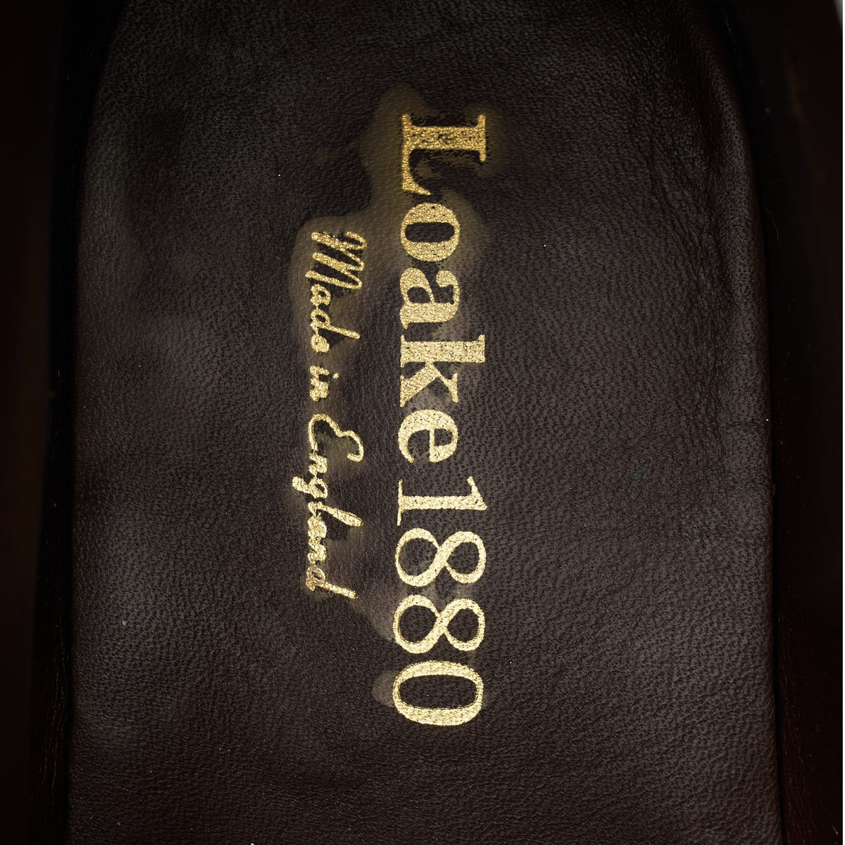 1880 'Pimlico' Dark Brown Leather Chukka Boots UK 9 F