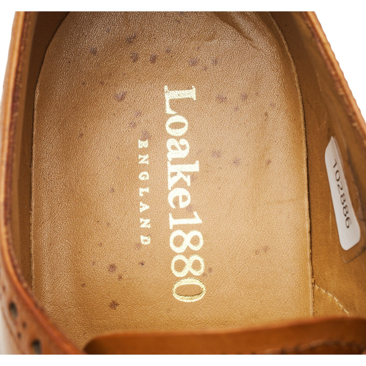 1880 'Chester 2' Tan Brown Derby Brogues UK 10 F