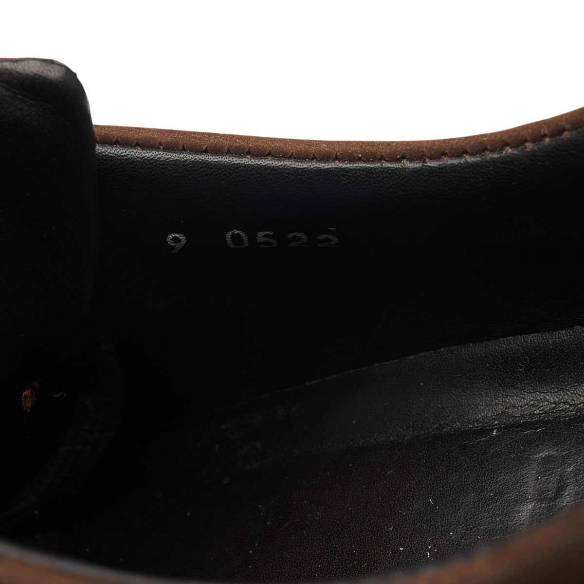 'Sierra' Brown Nubuck Leather Sneakers UK 9