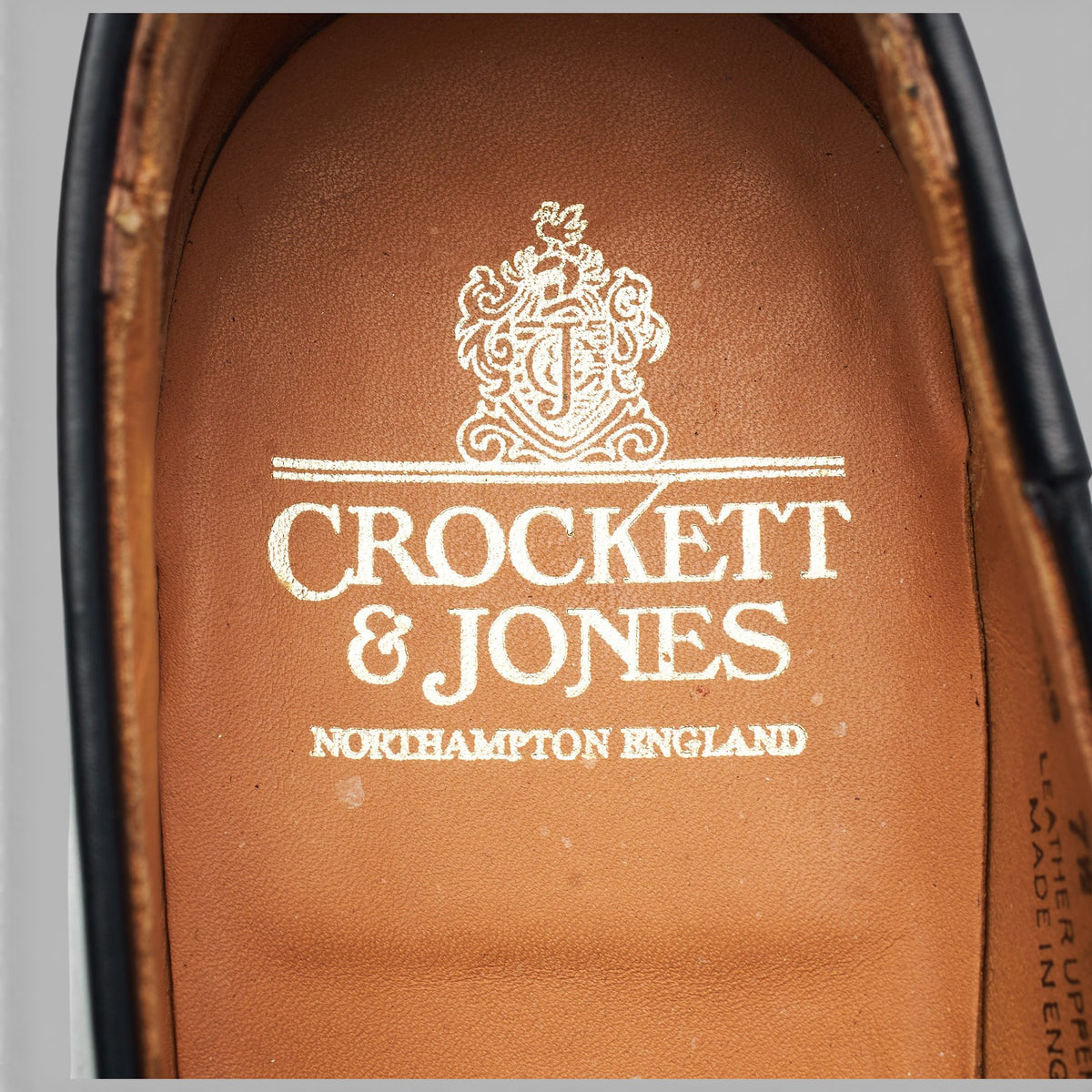 'Selby' Black Leather Butterfly Loafers UK 7.5 E