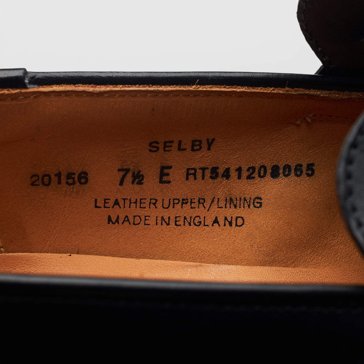 'Selby' Black Leather Butterfly Loafers UK 7.5 E