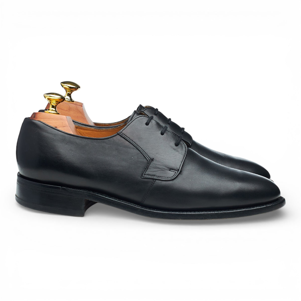 Black Leather Derby UK 7 E