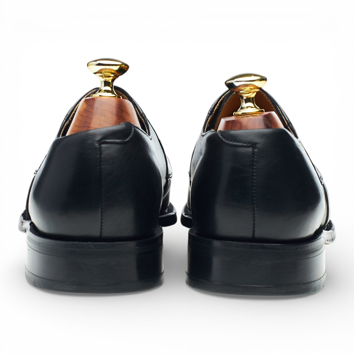 Black Leather Derby UK 7 E