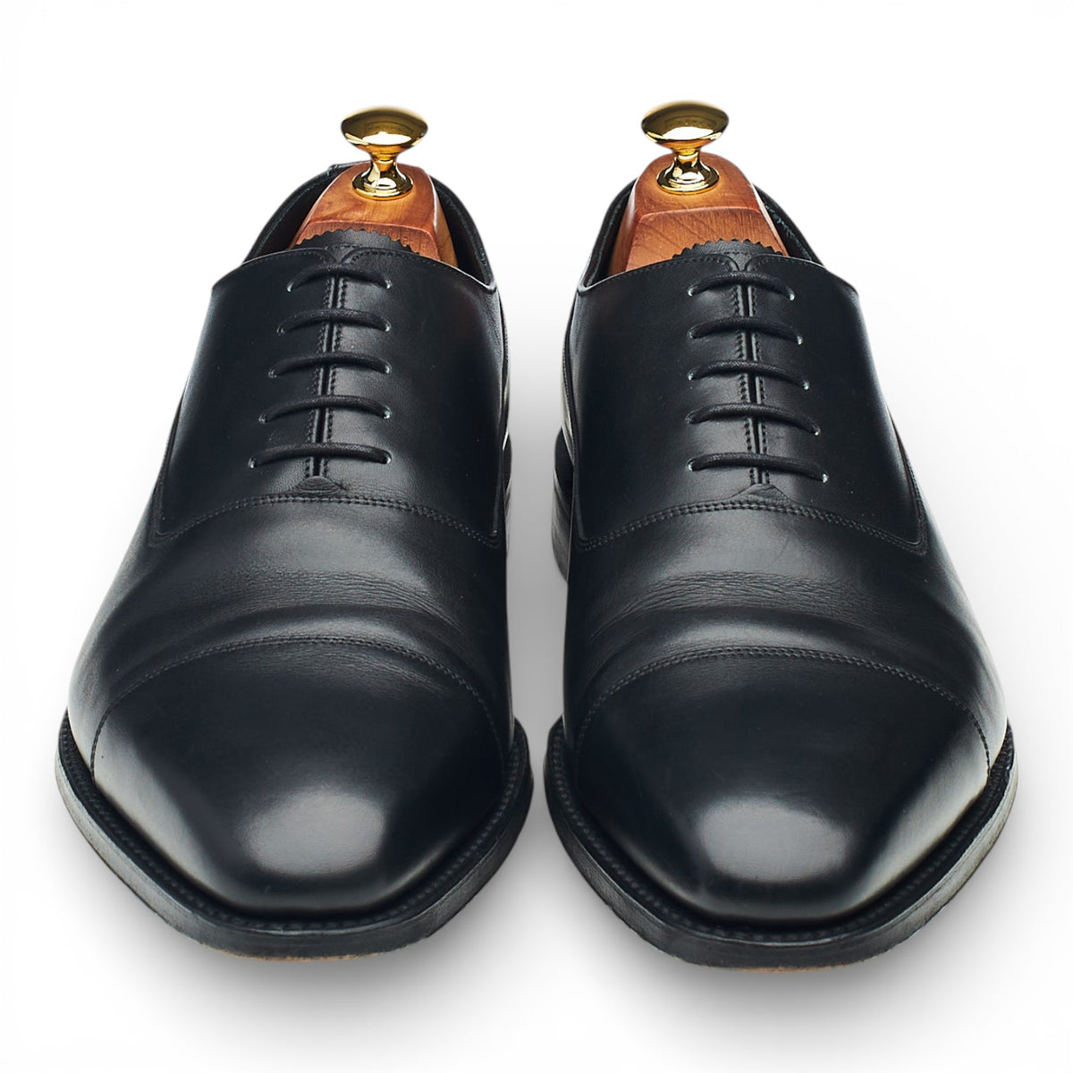 1880 Legacy 'Laxford' Black Leather Oxford UK 10 F