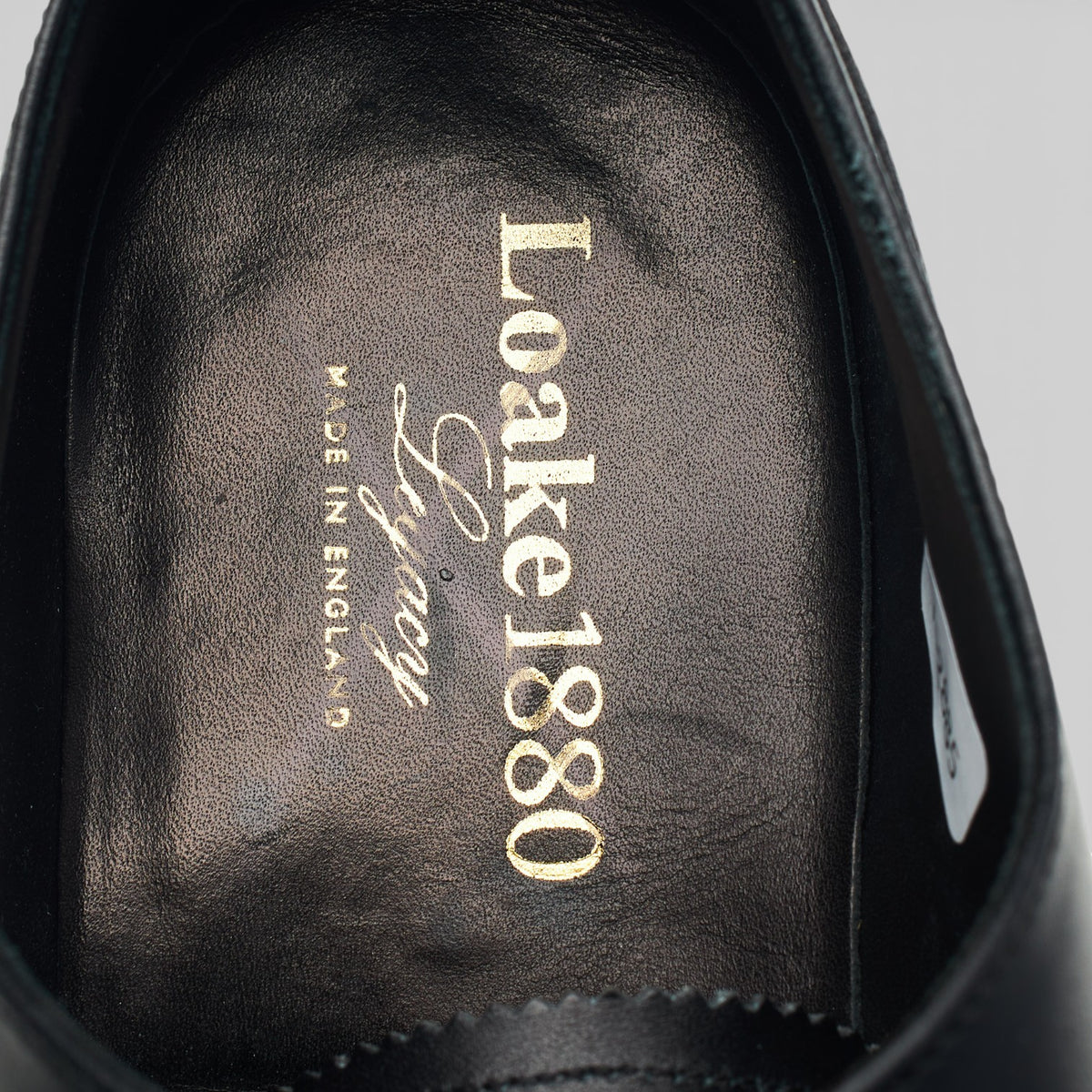 1880 Legacy 'Laxford' Black Leather Oxford UK 10 F
