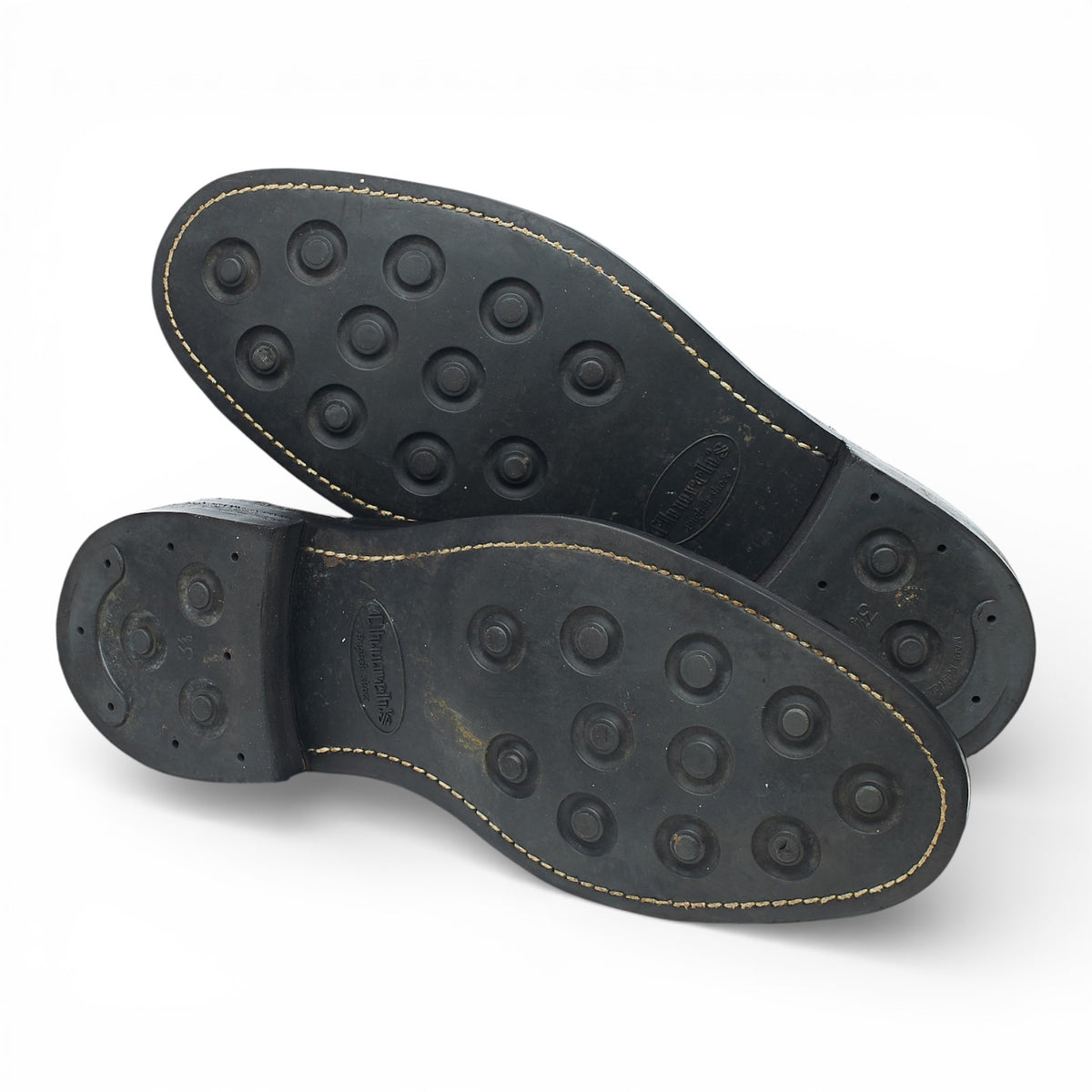 'Goodward' Black Leather Chelsea Boots UK 12 F