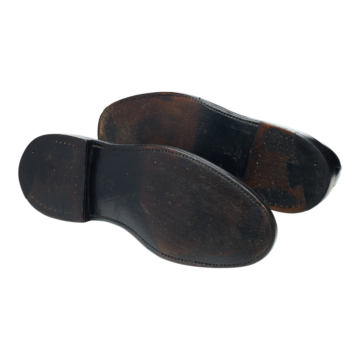 '9753' Black Leather Derby Brogues UK 10 US 10.5