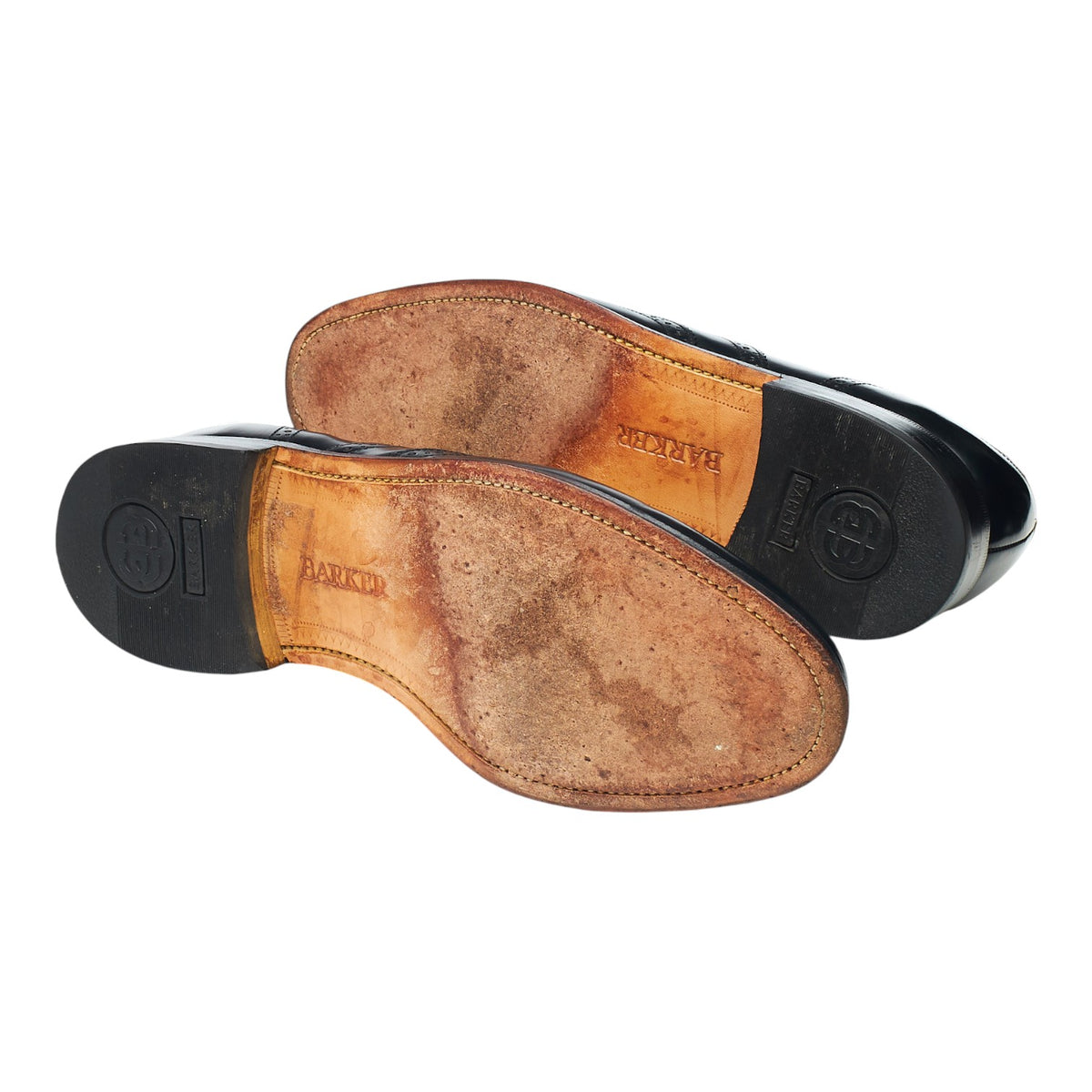 'Albert' Black Leather Oxford Brogues UK 8 G