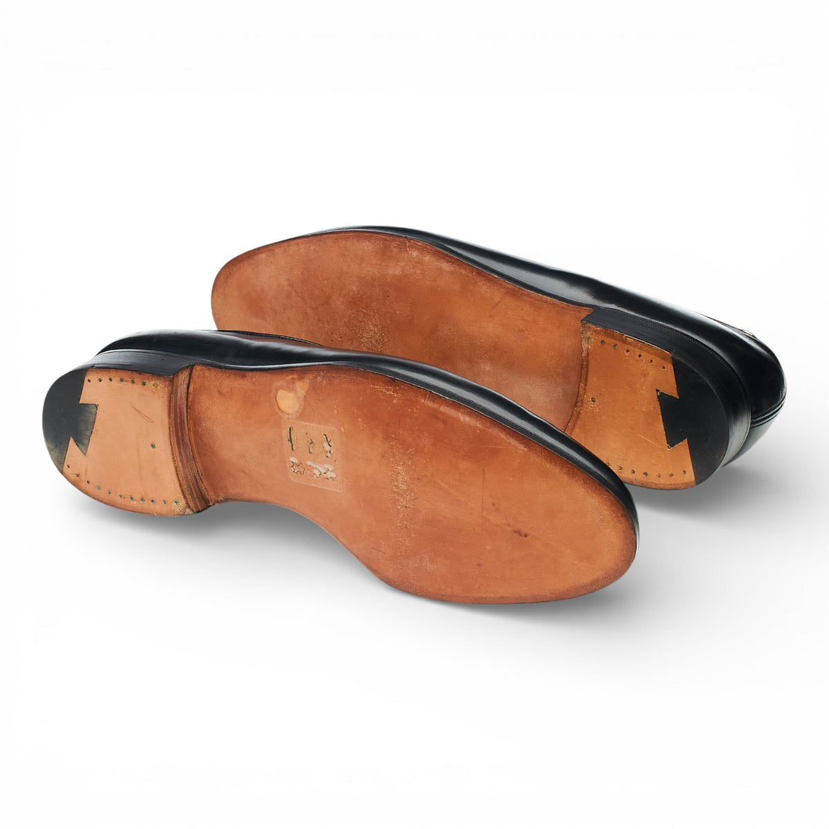 'Harrow' Black Leather Wholecut Oxford UK 9