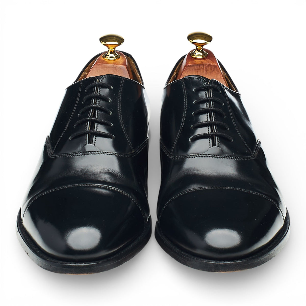 'Arnold' Black Leather Oxford UK 9.5 G