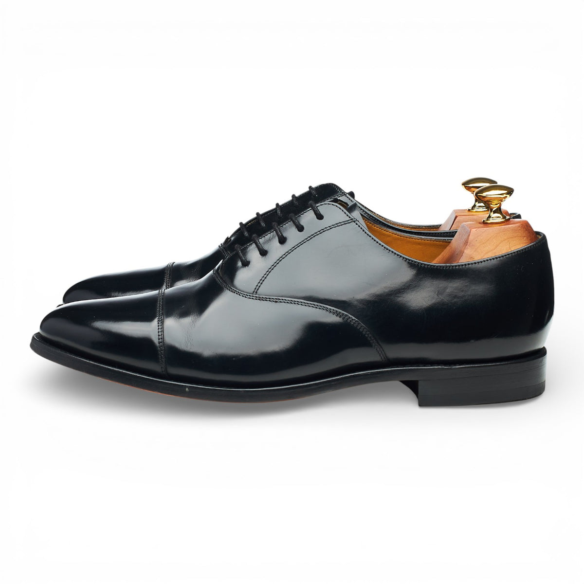 'Arnold' Black Leather Oxford UK 9.5 G