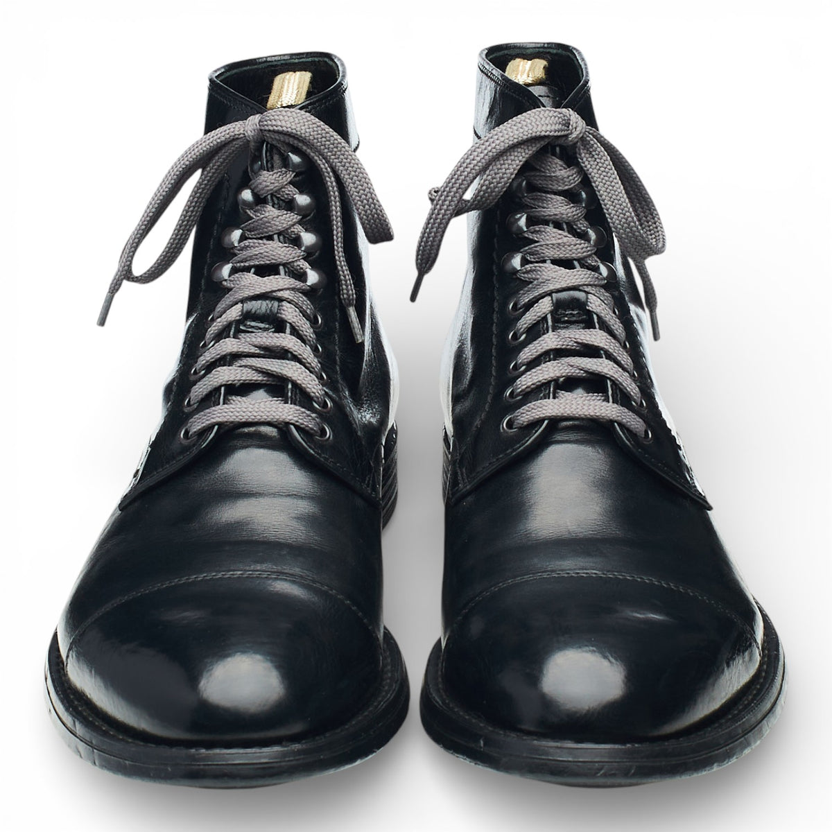 'Mavic 008' Black Leather Boots UK UK 9.5 EU 43.5
