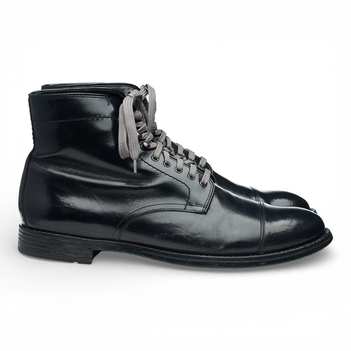 'Mavic 008' Black Leather Boots UK UK 9.5 EU 43.5