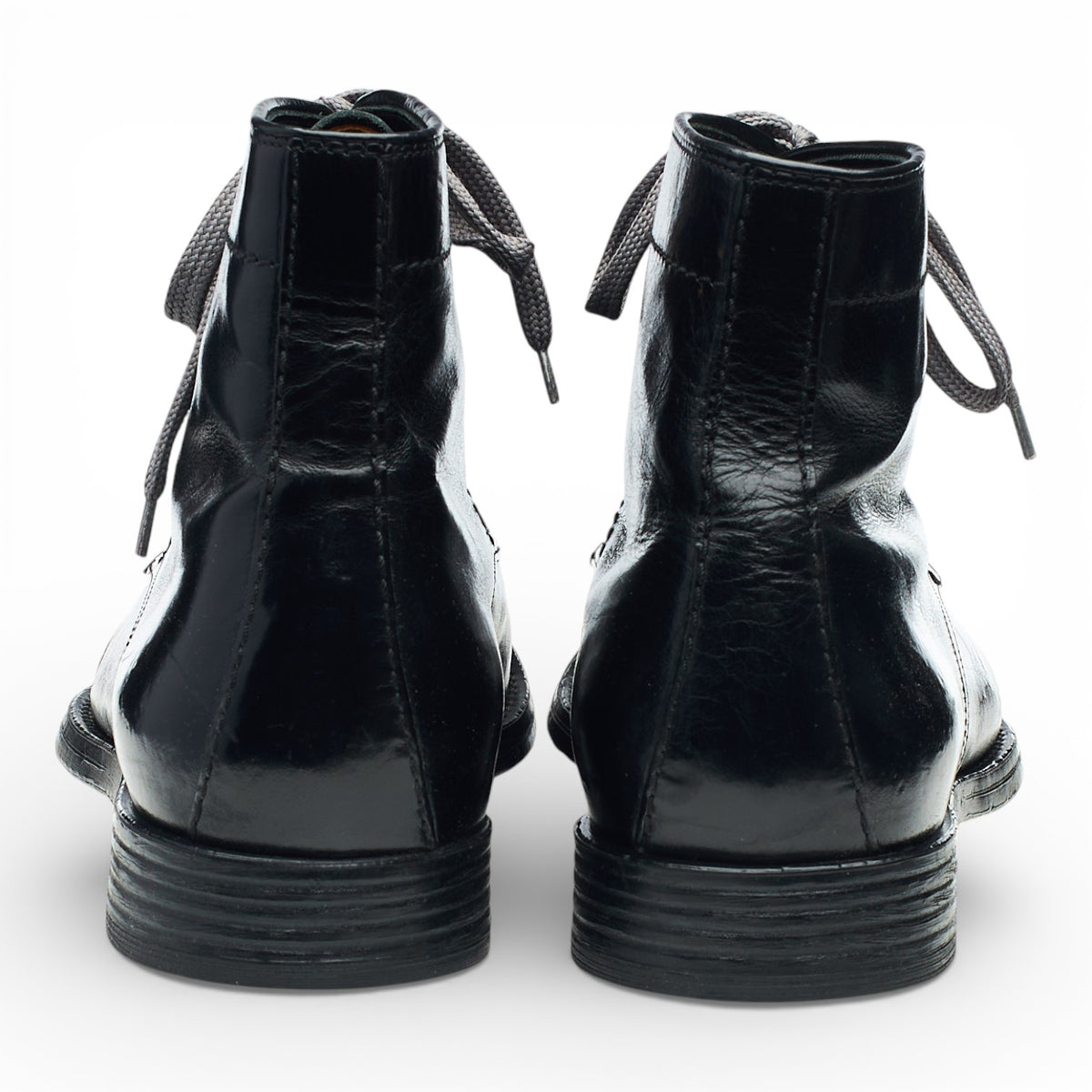 'Mavic 008' Black Leather Boots UK UK 9.5 EU 43.5