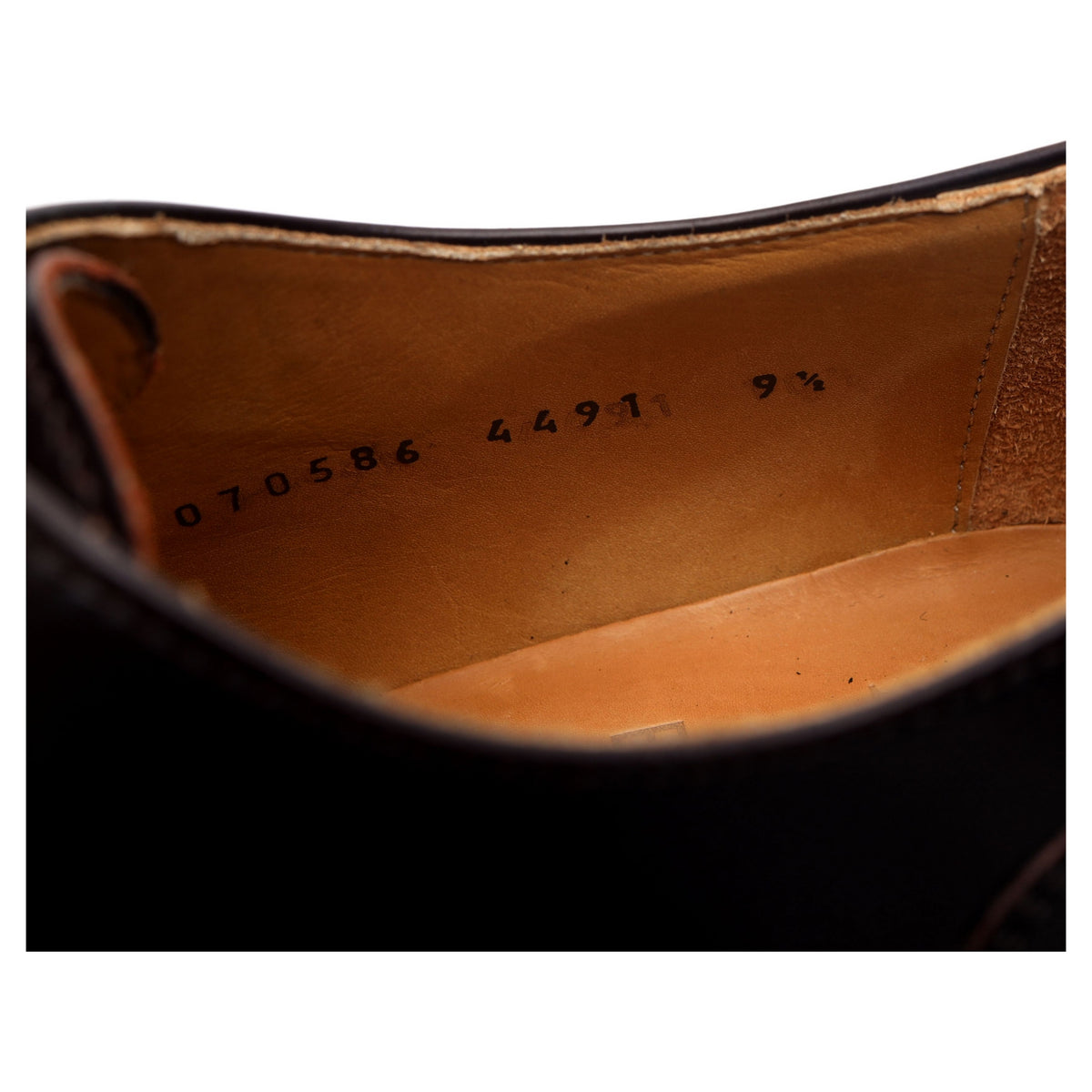 &#39;4491&#39; Dark Brown Leather Oxford UK 9.5