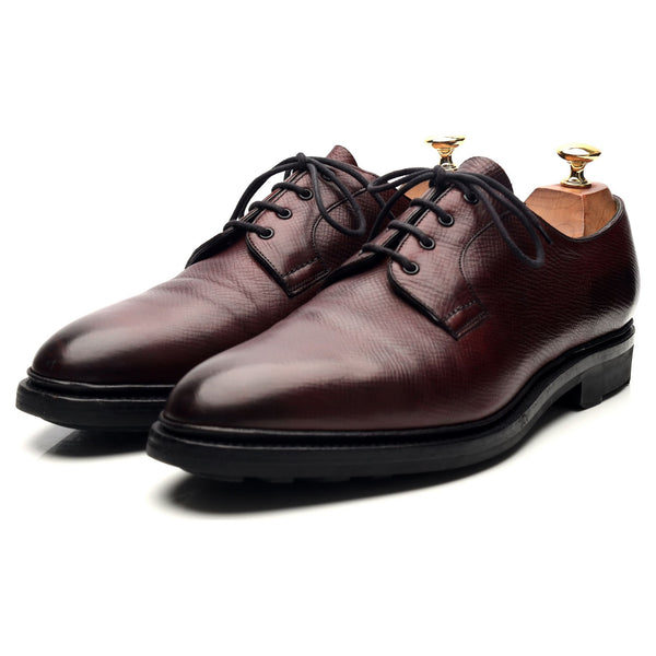 'Caudale' Burgundy Leather Derby UK 9 E - Abbot's Shoes