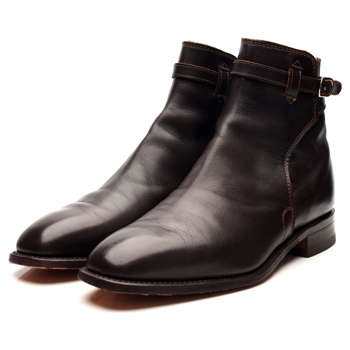 &#39;Stockman&#39; Dark Brown Leather Jodhpur Boots UK 9 G