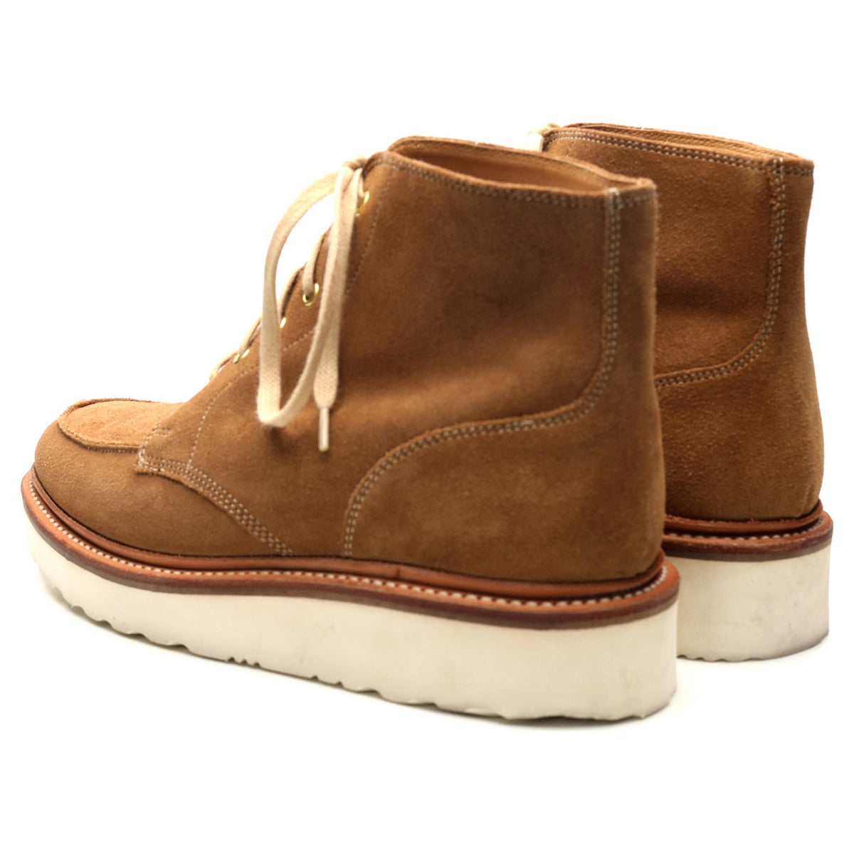 &#39;Buster&#39; Tan Brown Suede Boots UK 6 G