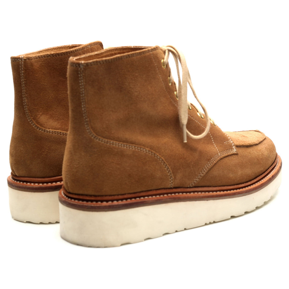 &#39;Buster&#39; Tan Brown Suede Boots UK 6 G