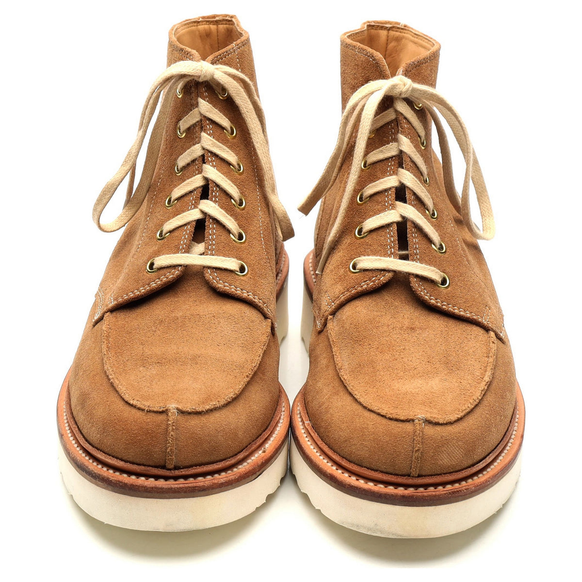 &#39;Buster&#39; Tan Brown Suede Boots UK 6 G