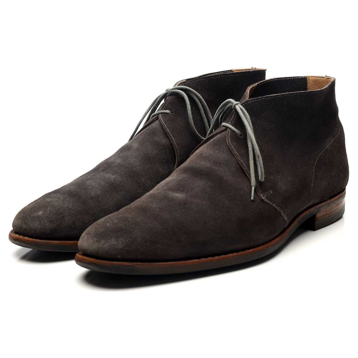 &#39;Hartland&#39; Grey Suede Chukka Boots UK 9.5 E