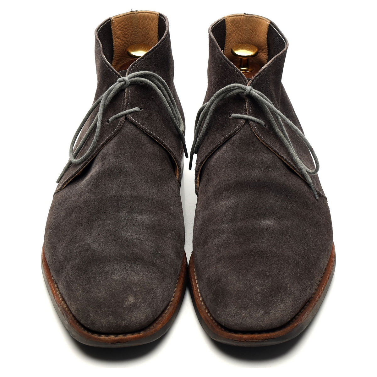 &#39;Hartland&#39; Grey Suede Chukka Boots UK 9.5 E