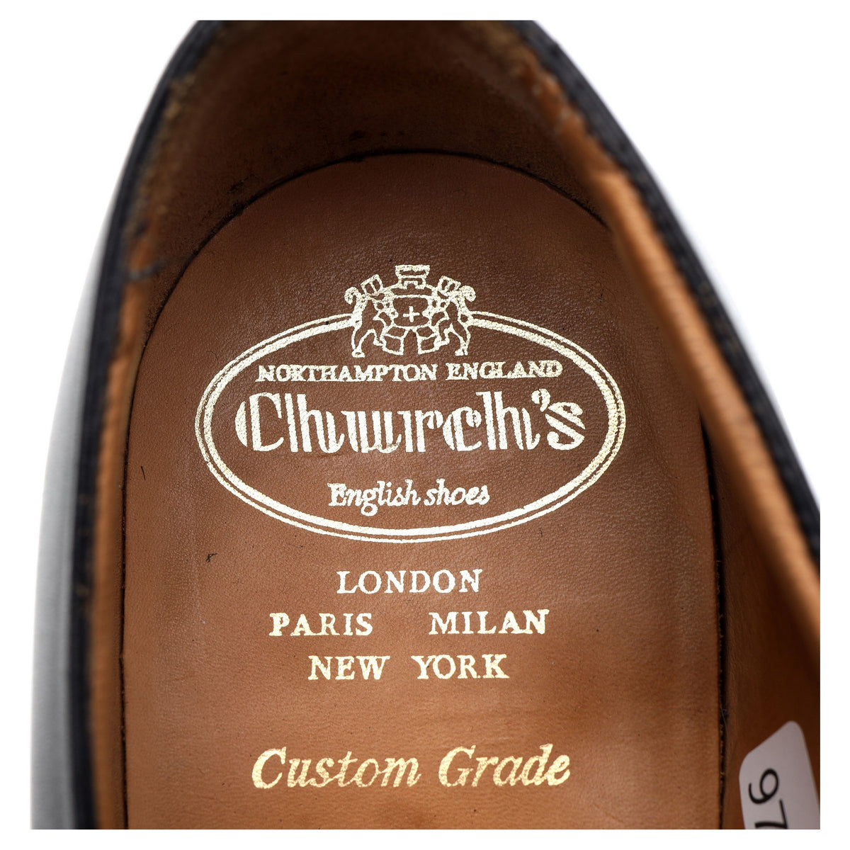 &#39;Saxton&#39; Black Leather Monk Strap UK 8.5 G