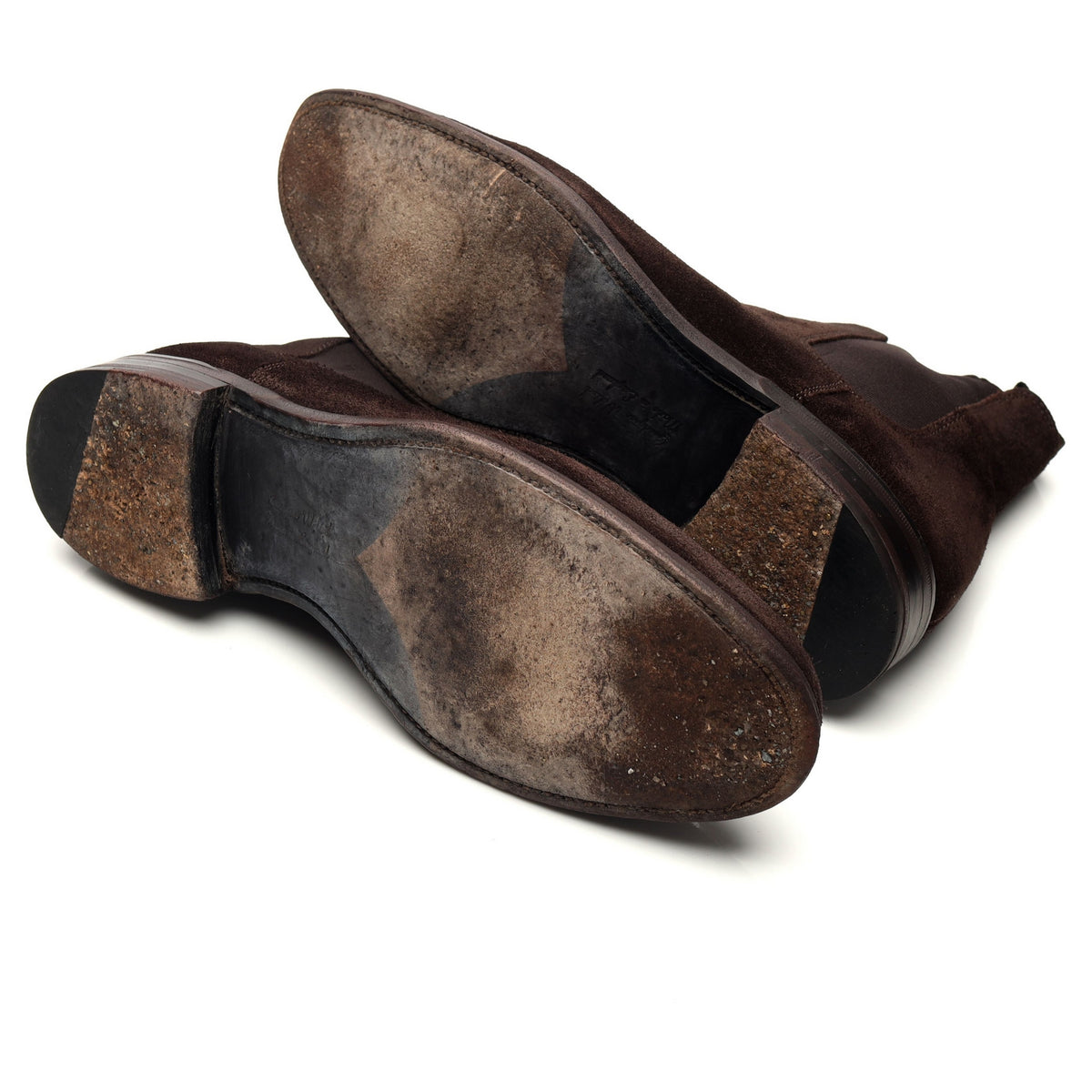 &#39;Coppergate&#39; Dark Brown Suede Chelsea Boots UK 7.5 F