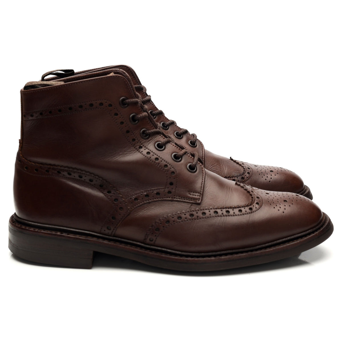 1880 &#39;Litchfield&#39; Dark Brown Leather Boots UK 7 F