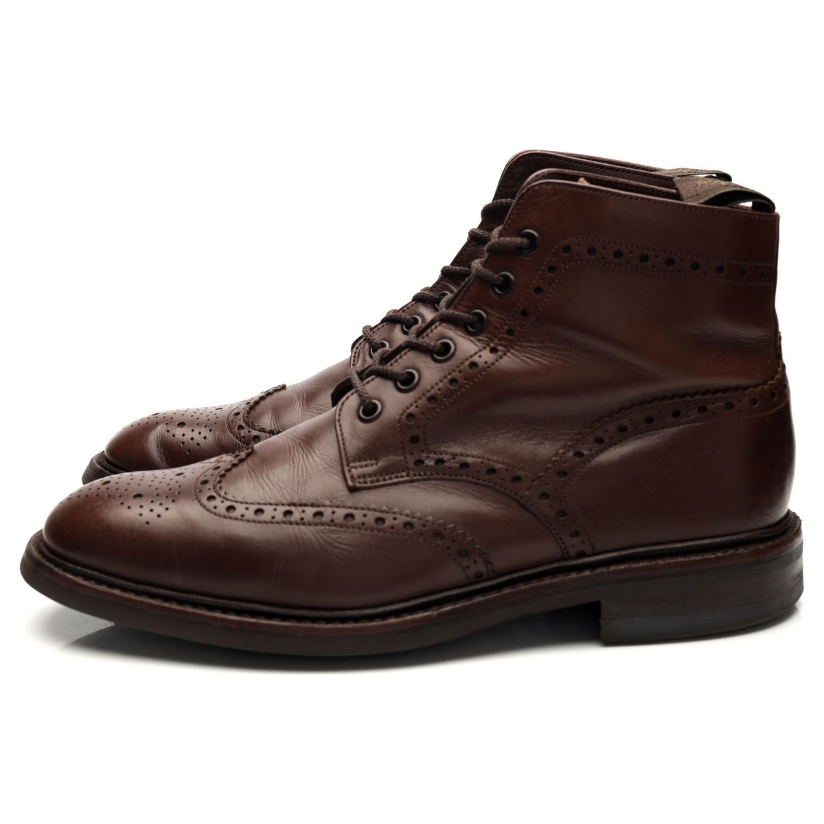 1880 &#39;Litchfield&#39; Dark Brown Leather Boots UK 7 F